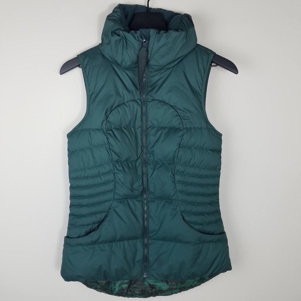 LULULEMON Fluffin Awesome Vest | Gator Green | 6